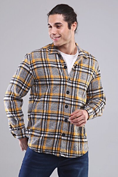 fy stil Erkek Oversize Oduncu Gömlek