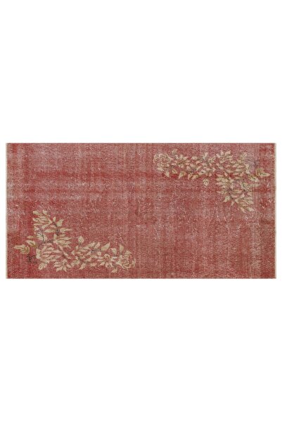 Sempati halı Özel Vintage Eskitme El Dokuma Halı 90x176 Cm 9813