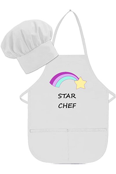 LIWOGY Șorț de bucătar pentru copii/șorț pentru activități școlare/bucătar/șo...