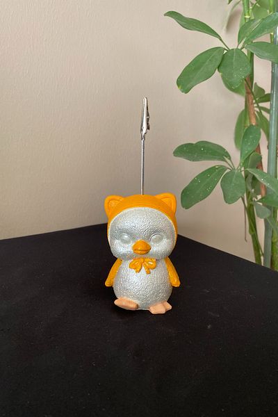 Tasarloxi Big Penguin Yellow Note Holder