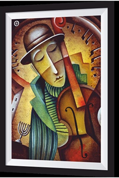 Hayat Poster Timp și vioară cadru artistic aspect pictură din lemn