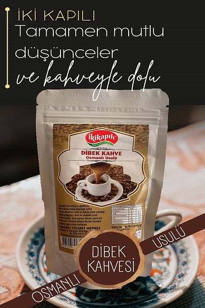 İki Kapılı Ottoman Method Ground Turkish Dice Coffee 100gr.