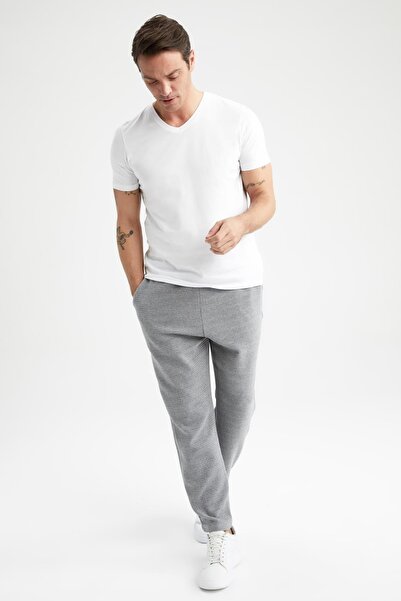 DeFacto Regular Fit Sweatpants with Lace Waist