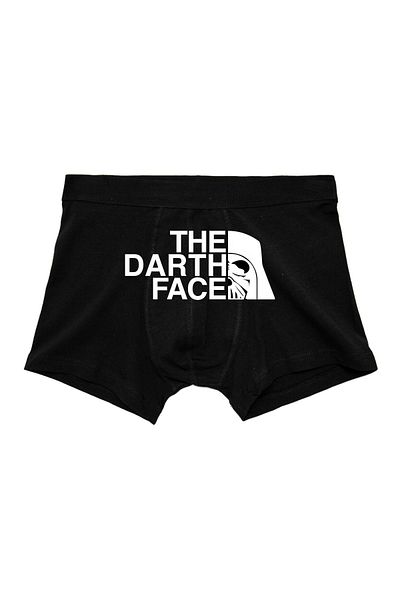 BoxerMasters The Darth Face Black Boxer