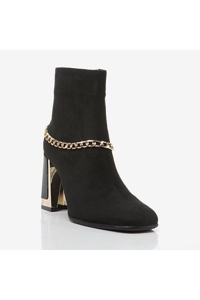 Hotiç Black Women's Heeled Boots