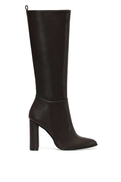 Nine West Almıray 2pr barna női sarkú csizma