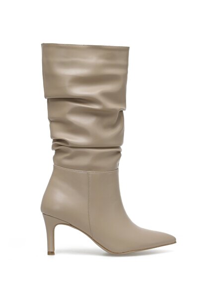 Nine West Cizme cu toc pentru femei Adelal 2pr Nude