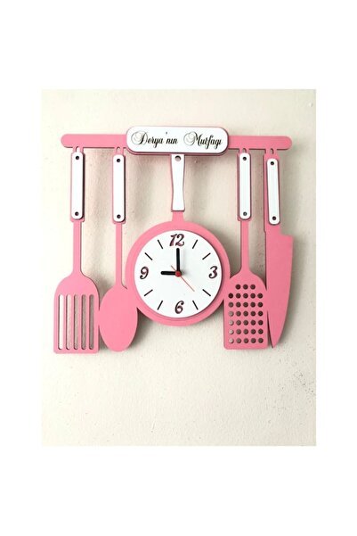 ONCA HEDİYELİK Mutfak Gereçleri Figürlü Mutfak Duvar Saati