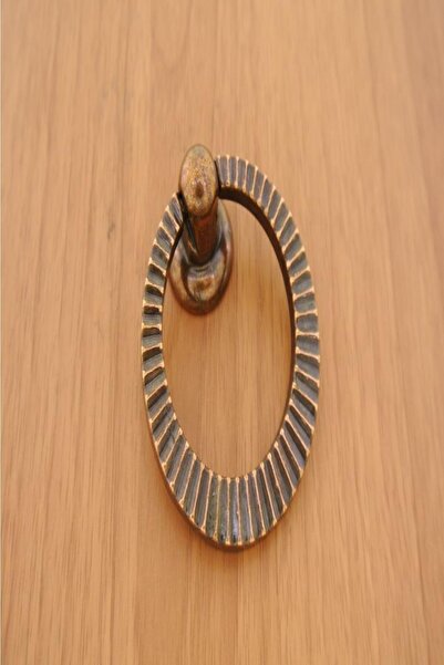 Azm Hırdavat Çizgili Sarkaç Antik Bakır Kulp