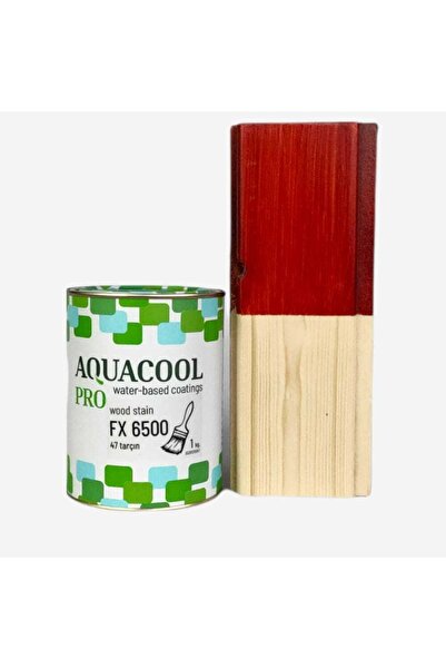 AQUACOOL PRO Fx 6500 Dış Mekan Vernikli Ahşap Koruyucu 1 Kg Tarçın