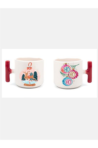 BUBESTORE Double Design New Year Double Coffee Cup
