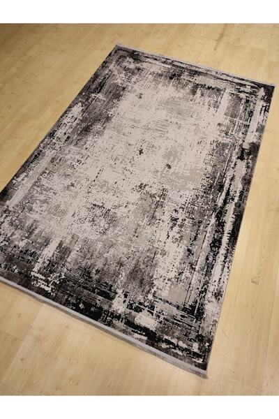 gabardin halı Morena 17152 Gri Modern Salon Halısı 160x230 Cm