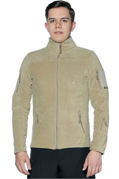 SINGLE SWORD Τακτική Στρατιωτική Μπεζ Ζακέτα Fleece
