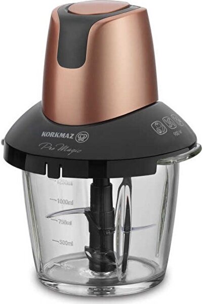 KORKMAZ A460-05 Magıc Pro 4 Bıçaklı Cam Rondo Rosagold