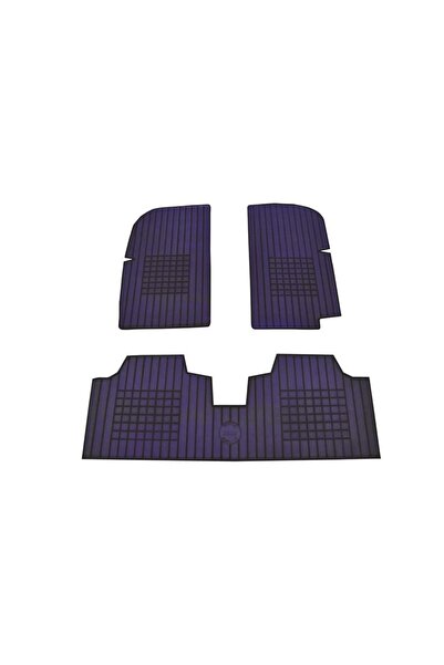 LEOPAR Fiat Tempra Oto Paspas Dekoratif Bezli Kauçuk Tip (2 ÖN 1 ARKA)