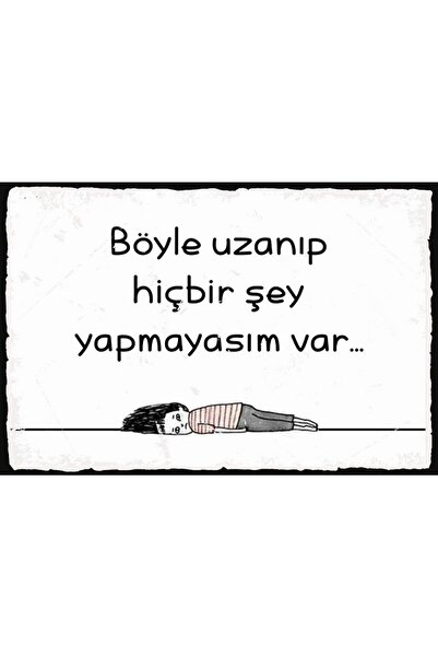 hediyeniburadabul Δεν έχω κάνει τίποτα, είναι αυτό που έχω γραφτεί, ρετρό ξύλ...