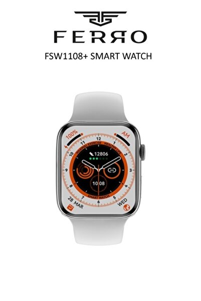 FERRO Watch 8 Android Ve Ios Uyumlu Akıllı Saat Fsw1108+