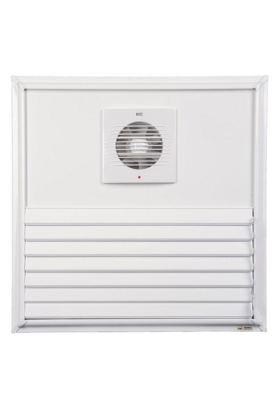 kadıoğlu menfez sineklik 55X70 Aluminum Surface Bonding Grille with Aspirator (Ventilation - Fan)