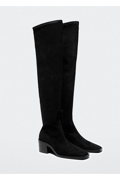 MANGO Woman Stiefel mit dicker Sohle