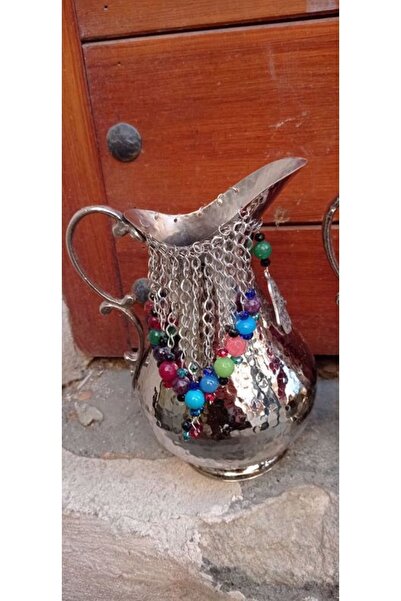 Gulaysenindunyasimardin Bakır Taşlı Sürahi Gökkuşağı Modeli 1.5 Litrelik