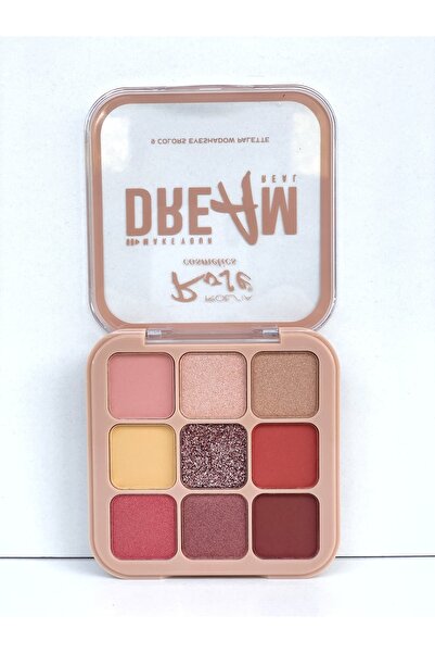 Roesıa Rose Cosmetics Rose Dream Real 9'lu Glitterlı Far Paleti