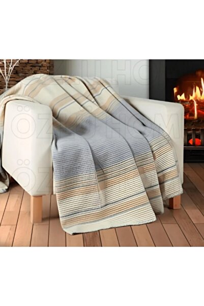 MandalinHome بطانية قطنية ناعمة - مفردة، للفصول الأربعة، 150x200