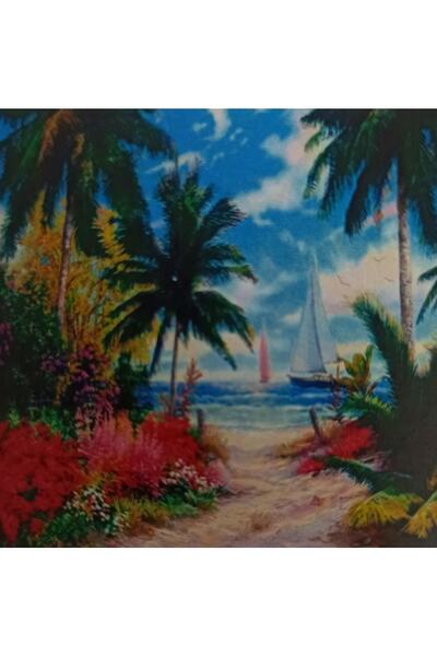 MENTAŞ Boncuklu Goblen Elmas Goblen Mozaik Goblen Taşlı Goblen 30x40 Tamamı B...