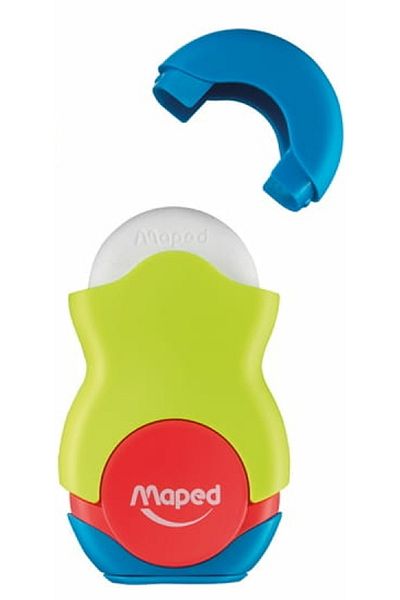 Maped Loopy Pencil Sharpener And Roller Eraser