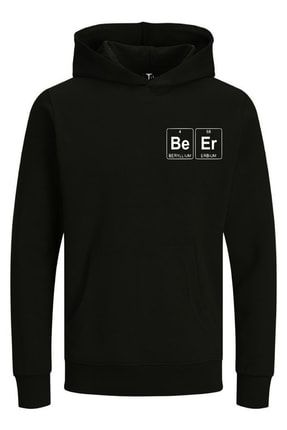 Tyke Bira Kimya Element Bask l Unisex Siyah Sweatshirt Fiyat Yorumlar Trendyol