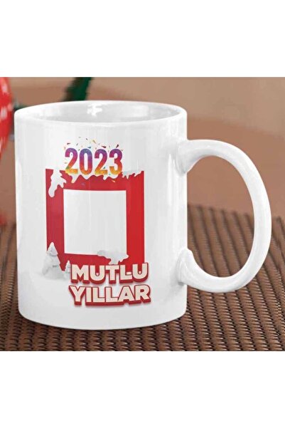 ART HEDİYE 2023 سنة جديدة سعيدة 2023 عيد الميلاد عيد الميلاد كوب كوب مطبوع عل...