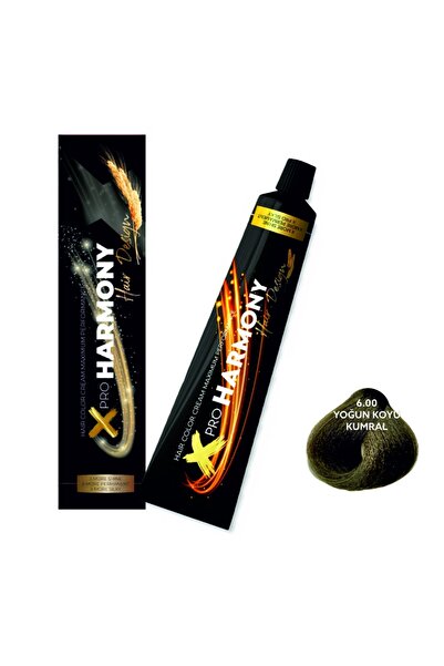 X Pro Harmony Profesyonel Saç Boyası No:6,00 Yoğun Koyu Kumral