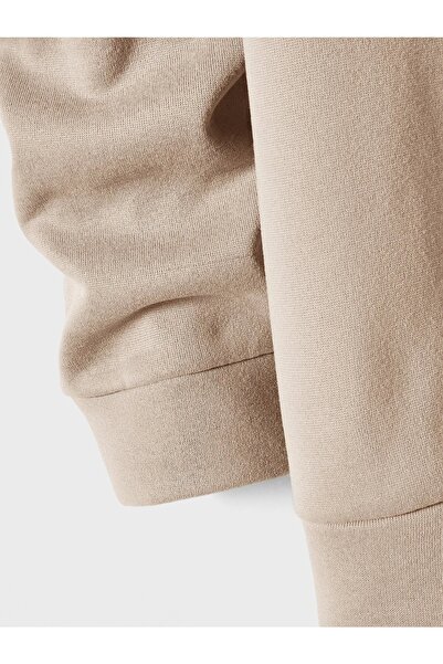 Mad&Calf Ανδρικό φούτερ Basic Crew με λαιμόκοψη χωρίς στάμπα, μονόχρωμο, φαρδύ φούτερ από φλις