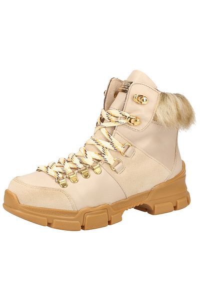 Scapa Stiefelette - Beige - Blockabsatz