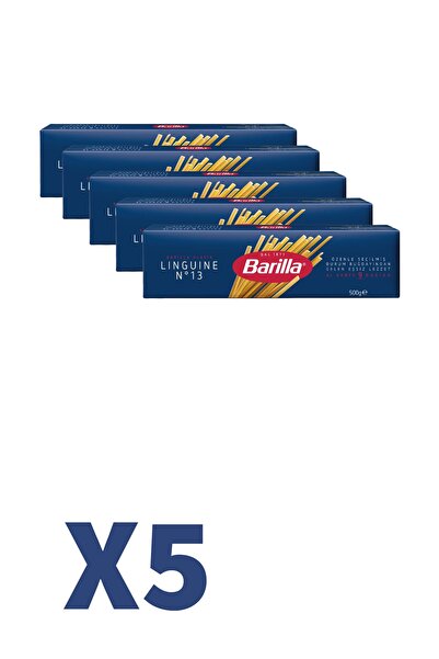 Barilla Yassı Spagetti Makarna 500 Gr X 5 Adet Set