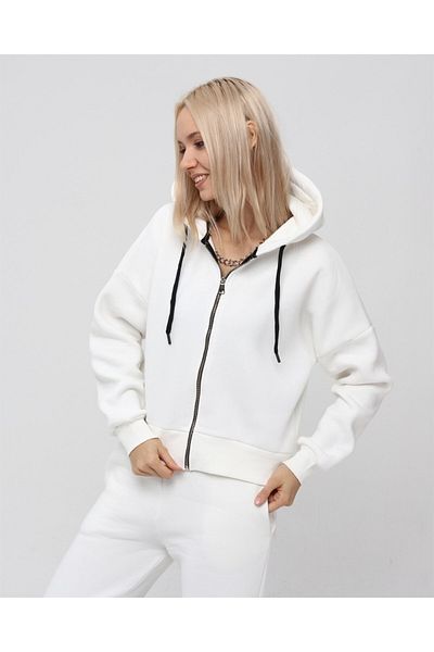 TRENDHİLL Γυναικείο φούτερ με φερμουάρ 5503b