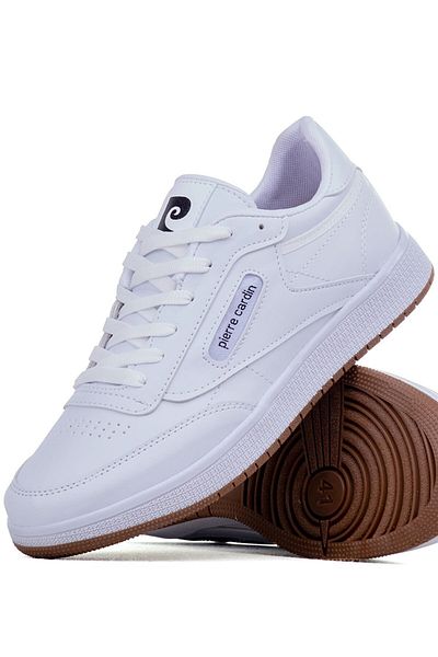 Pierre Cardin Ανδρικά αθλητικά παπούτσια Casual Sneaker Λευκά PC30813