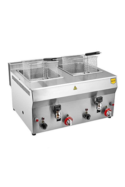 Remta Musluklu Fritöz, 8+8 L, Doğalgazlı R113ce