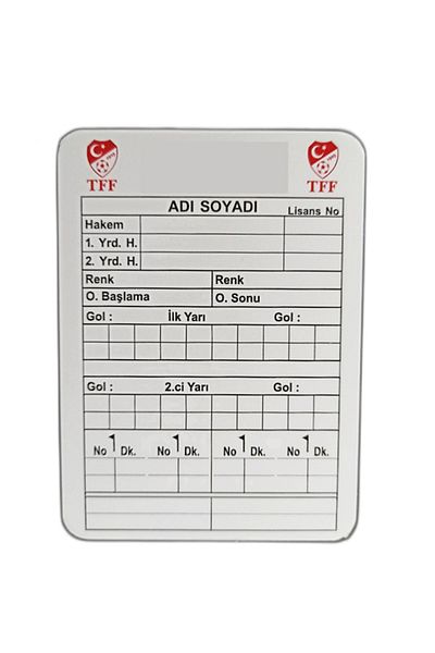 K18moda Referee Tafsilat Card, 10 Pieces