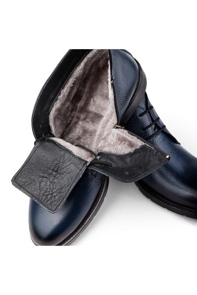 Ducavelli Jaka Hakiki Deri Kauçuk Taban Uzun Erkek Bot, Boğazlı Bot, Postal