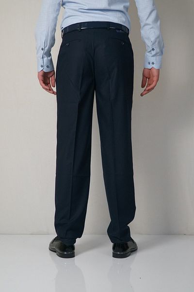 Bomonti Men's Flexible Classic High Quality Fabric Trousers with Waist Lining