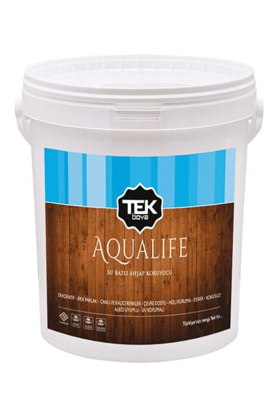 TEK Boya (aqualife) Su Bazlı Ahşap Koruyucu Kokusuz Kestane 2,5 Lt