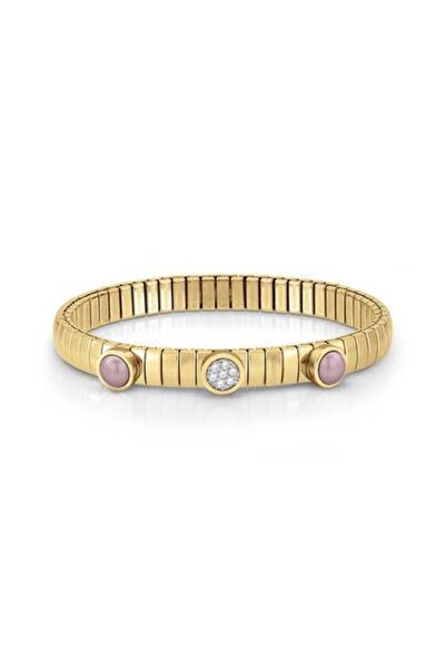 NOMİNATİON Lotus Bracelet In Stainless Steel With Zirconia And 925 Sterling S...