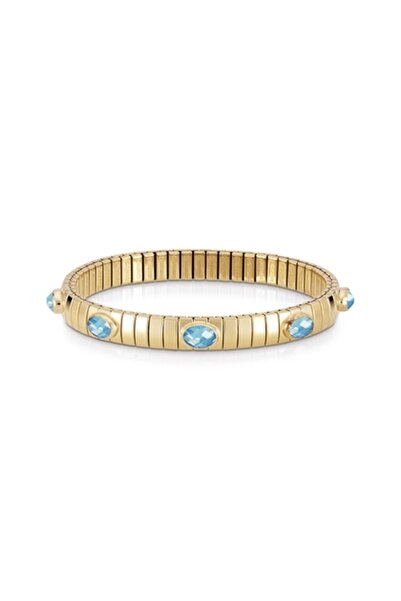 NOMİNATİON Bracelets Golden (s) In Steel, 925 Sterling Silver And 8 Cz Lıght ...