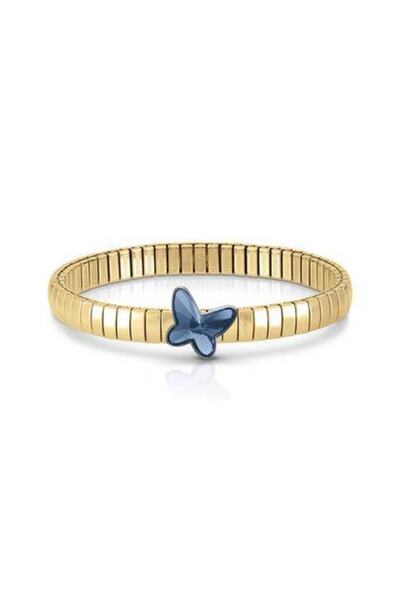 NOMİNATİON Butterfly Golden Bracelet In Stainless Steel And Crystal (64) Blue