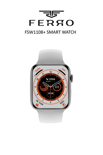 FERRO Watch 8 Android Ve Ios Uyumlu Akıllı Saat Fsw1108+