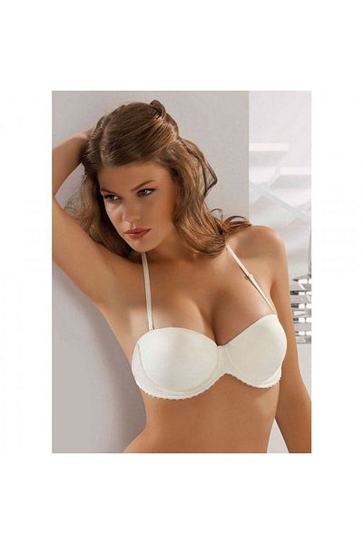 YUENTA Le Jardin 7042 Bra with Transparent Back Support Black