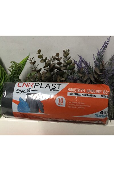 CNR Plast Endüstriyel Jumbo Mavi Çöp Torbası Poşet J650 80 X 110 5rulo