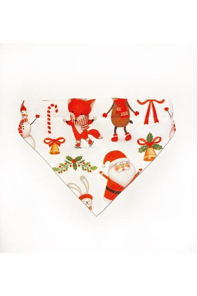 MS Pet Design باندانا قابلة للتعديل للقطط والكلاب - هدية عيد الميلاد