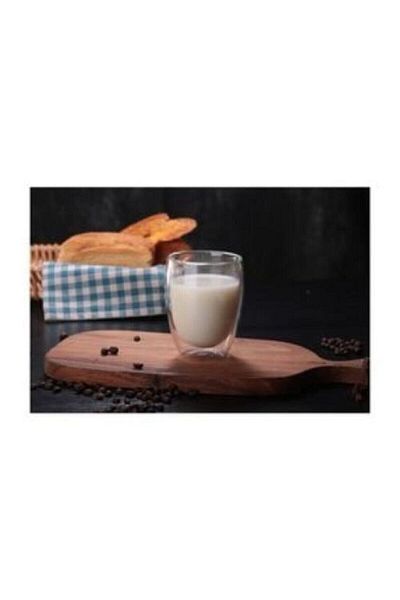 MİMOZA PARK New Design Double Walled Glass 330 ml 2 Pieces