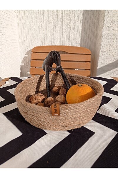 NCDSGN Çok Amaçlı El Yapımı Hasır Sepet, Organizer Küçük Boy, Saklama Kutusu,...